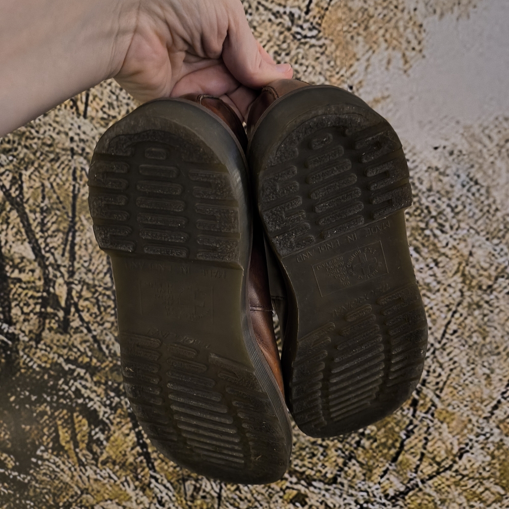 VTG 90's Doc Dr. Martens Made In England Double Strap Mary Janes US 7-7.5 - Picture 5 of 10